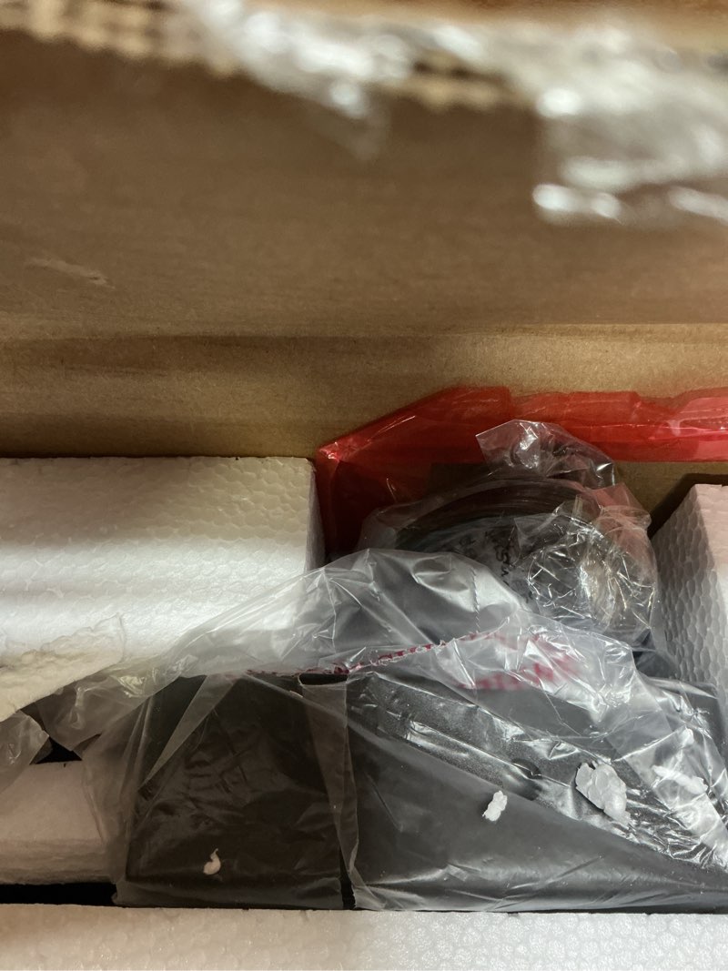 Condition photo showing Good Condition for Furnulem Twin Bed Frames with Charging Station and LED Lights, Twin Size Platform Bed with Metal Slats, Wood Headboard with 2-Tier Storage Shelves, No Box Spring Needed, Black Oak Black Oak Twin