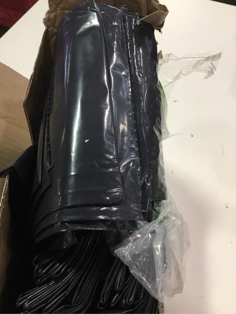 Condition photo showing As Is for Ultrasac Heavy Duty Contractor Bags (VALUE 50 PACK/w TIES), 42 Gallon, 32.75" X 47" - 3 MIL Thick Large Black Industrial Garbage Trashbags for Construction and Commercial use 1 Count (Pack of 50)