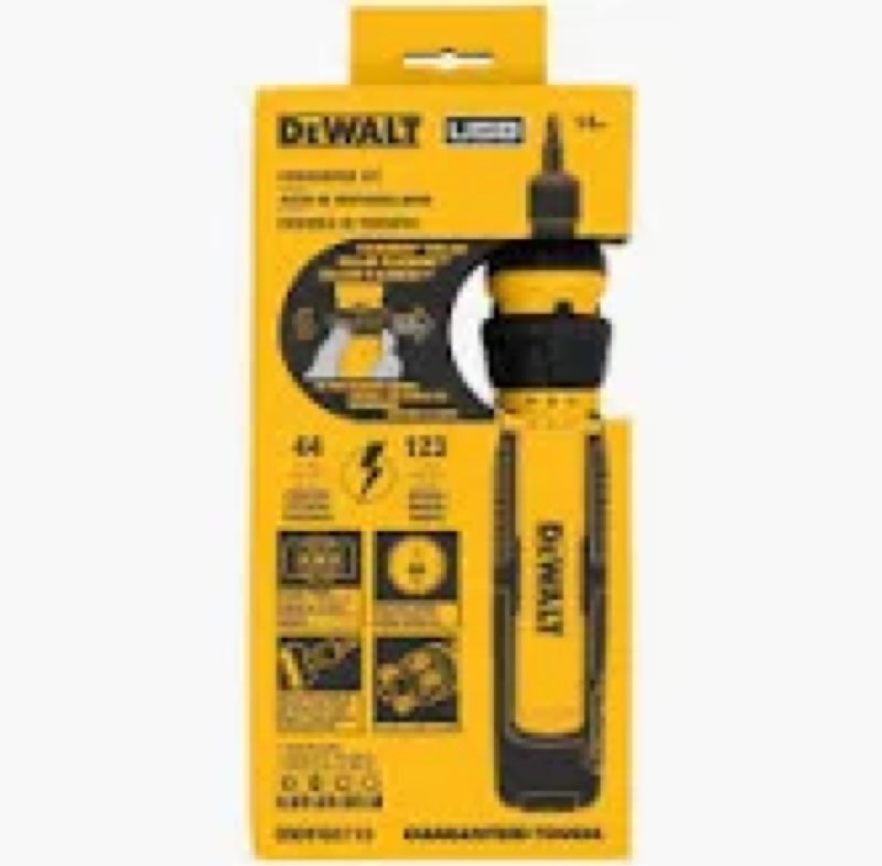 Dewalt screwdriver set UsB (not tested)