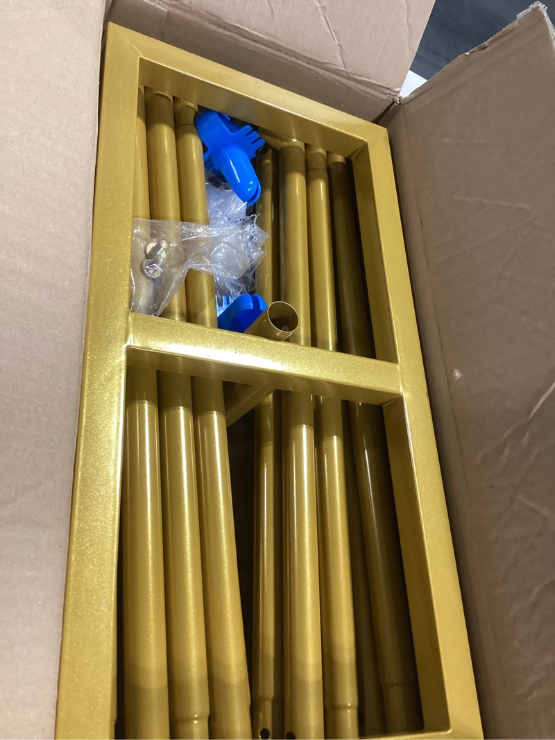 Condition photo showing Good Condition for Square Backdrop Stand, 6.5ft Wedding Arch Rectangle Backdrop Stand, Metal Arch Backdrop Stand With Base, Balloon Square Stand Rectangle Arch for Wedding Birthday Party Baby Shower Ceremony Decor