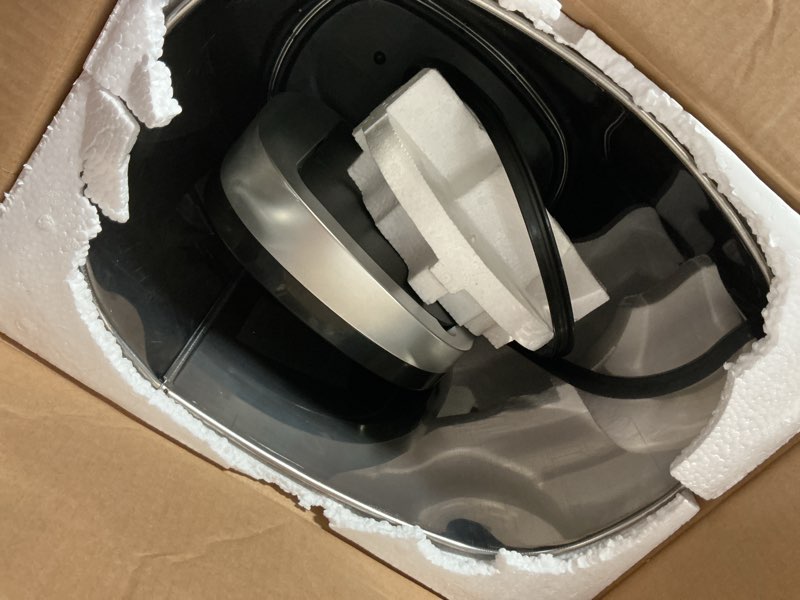 Condition photo showing Good Condition for BestOffice | 13 Gallon Trash Can with Lid | Automatic Touchless Garbage Can | Odor Control | Modern Oval Design | Easy to Clean | Stainless Steel | Fits Any Kitchen, Bathroom, Office or Home Stainless Steel Stainless Steel