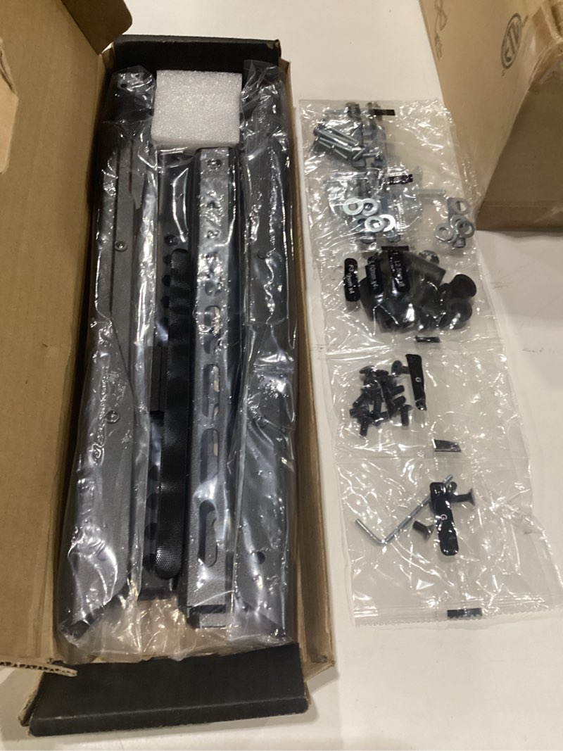 Condition photo showing New/Like New for perlesmith universal tv stand mount for 20-75 inch tvs, height adjustable table top tv stand, great load-bearing replacement tv legs with steel holds up to 110lbs, max vesa 800 x 600mm pstvs01