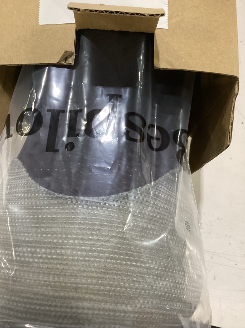 Condition photo showing Good Condition for bespilow small neck roll pillow,say goodbye to neck pain, cervical memory foam pillow for tension muscle relief, contour support, shoulder pain relaxer with breathable pillowcase, odorless 1 pillow +1 pillowcase (grey)