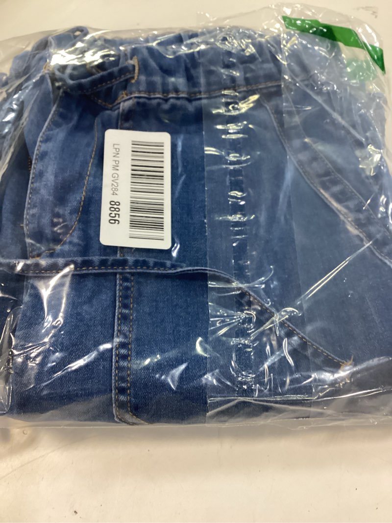 Condition photo showing New/Like New for grapent wide leg jeans for women trendy high waisted drawstring tie elastic waist stretchy denim pants trouser jeans small classic blue