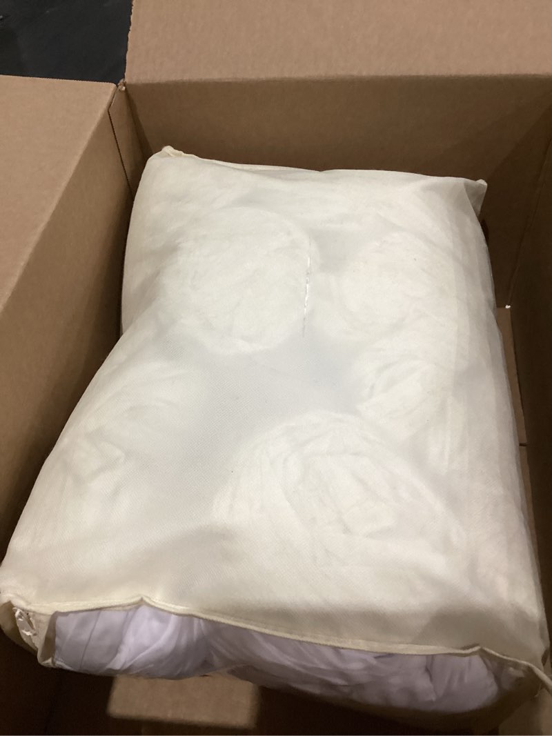 Condition photo showing As Is for 10 Panels 5x12ft White Backdrop Curtains for Wedding Parties, Wrinkle Free Polyester 12 ft Long Photo Backdrop Drapes Back Drop Cloth for Birthday Baby Shower Ceremony Photography Background 5ft(W)x12ft(H)_10 Panels White