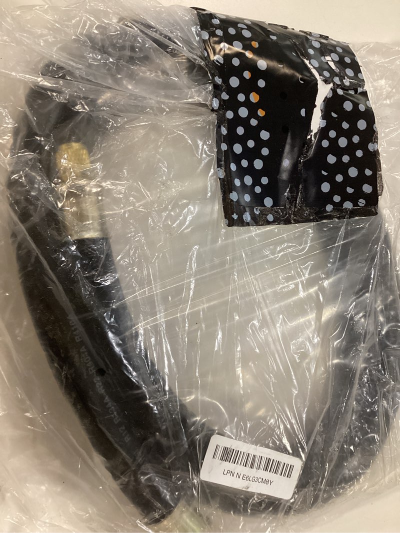 Condition photo showing Good Condition for upgraded 1/2" diameter hvac vacuum hose, 1/2" to 1/4" fittings high-flow refrigerant hose faster hvac evacuation and recovery, 6 feet black