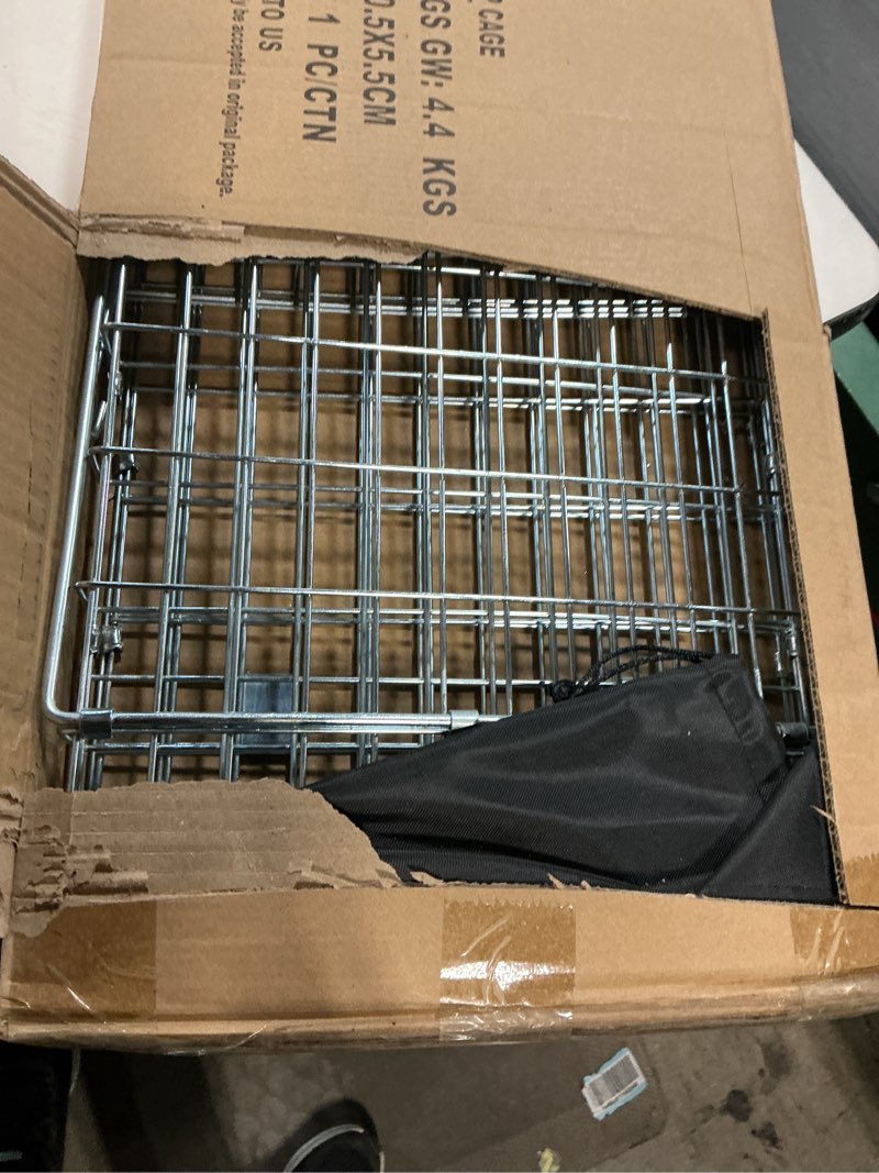 Condition photo showing Good Condition for ANT MARCH Live Animal Cage Trap 32''x11.5"x13" Steel Humane Release Rodent Cage with Gloves for Rabbits, Stray Cat, Squirrel, Raccoon, Mole, Gopher, Chicken, Opossum, Skunk, Chipmunks, Groundhog