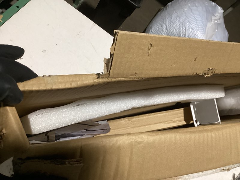 Condition photo showing Good Condition for Small Mobile TV Stand for Most 10-48 Inches TV,Rolling TV Cart with Height Adjustable,±10° Tilt, 360°Swivel, ±30°Leveling,Max VESA 200X200mm,for Live Streaming,Home,Office (Style 2) White,without tray