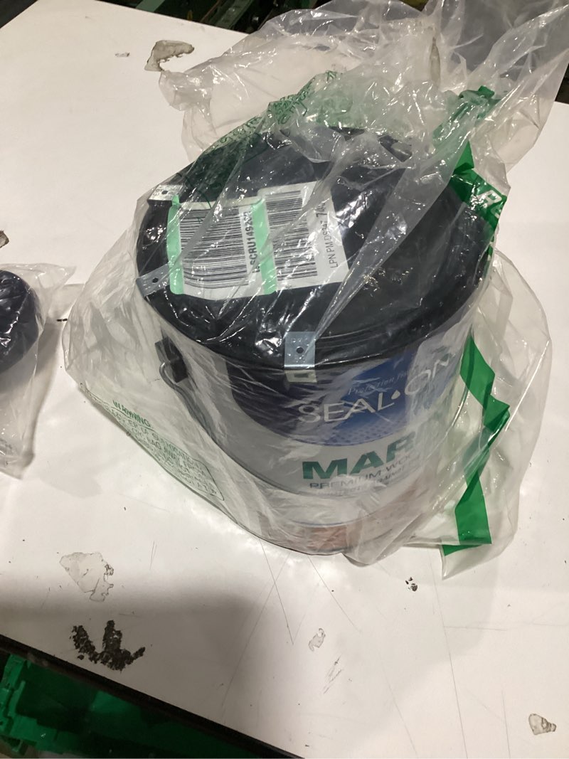 Condition photo showing Good Condition for SEAL-ONCE MARINE - 1 Gallon Penetrating Wood Sealer, Waterproofer & Stain. Water-Based, Ultra-low VOC formula for high-moisture areas to protect wood docks, decks, piers & retaining walls. 1 Gallon Clear