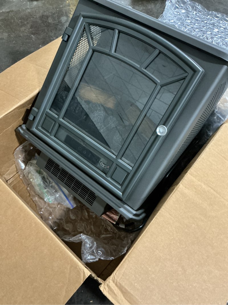 Condition photo showing Good Condition for dark gray duraflame® 23' electric fireplace stove heater