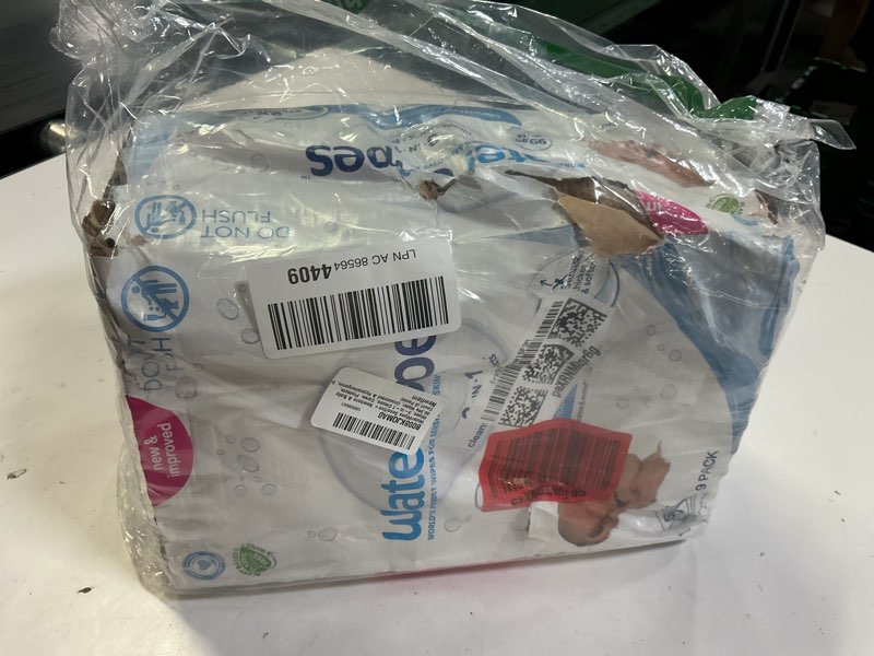 Condition photo showing Good Condition for WaterWipes Sensitive+ Newborn & Baby Wipes, 3-In-1 Cleans, Cares, Protects, 99.9% Water, Unscented & Hypoallergenic, 540 Count (9 Packs) 60 Count (Pack of 9)