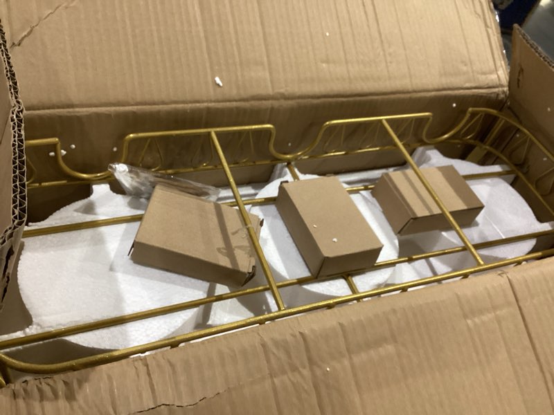 Condition photo showing Good Condition for Lallisa 3 Pcs 2 Gallon Glass Drink Dispenser with Stand and Lid Mason Jar Beverage Dispenser with Stainless Steel Spigot, Hanging Chalkboard Signs, Fruit Infuse, Ice Cylinder, Liquid Pen (Black)