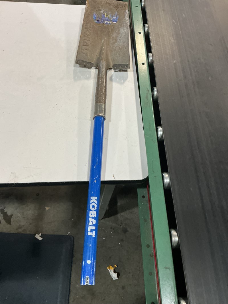 Condition photo showing As Is for kobalt 20.5-in fiberglass d-handle garden spade