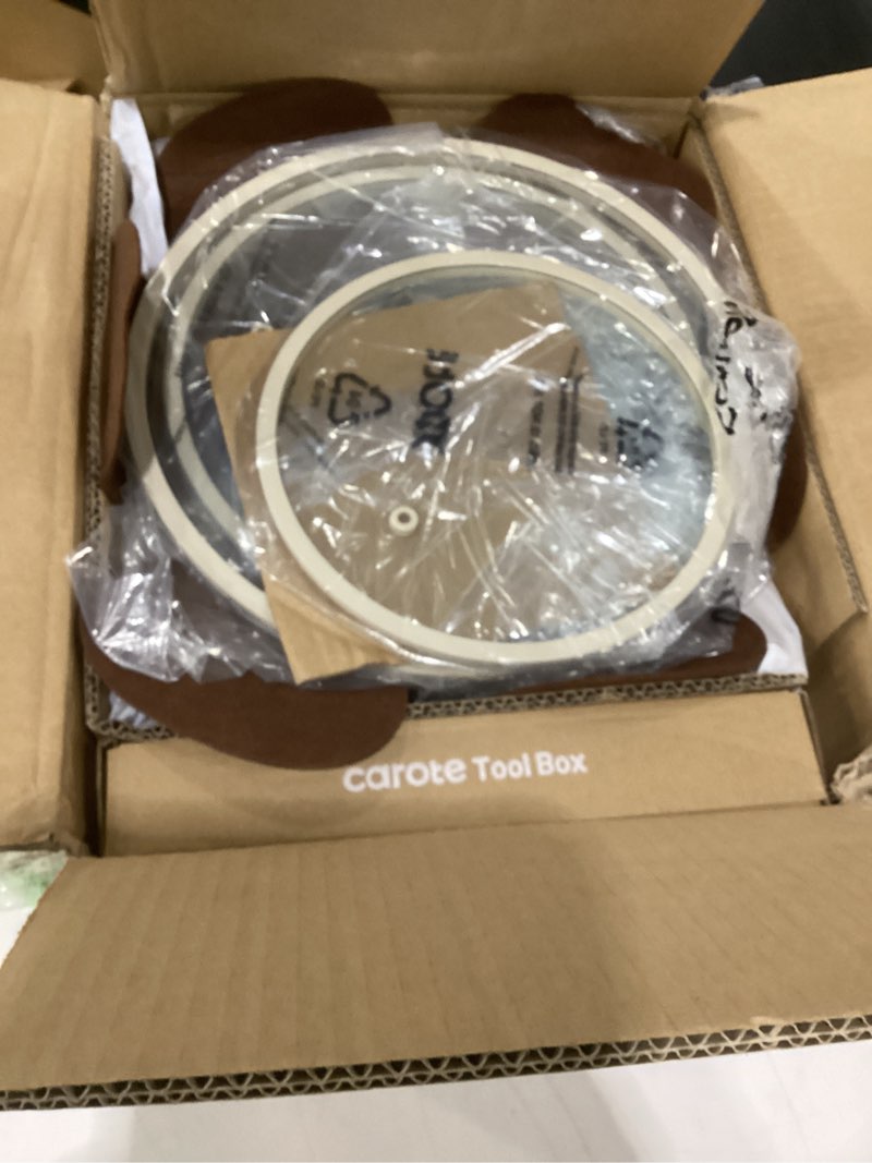 Condition photo showing Good Condition for carote 22pcs pots and pans set non stick, ceramic cookware set, non-toxic kitchen cooking set, pfas and pfoa free oatmeal 22 piece