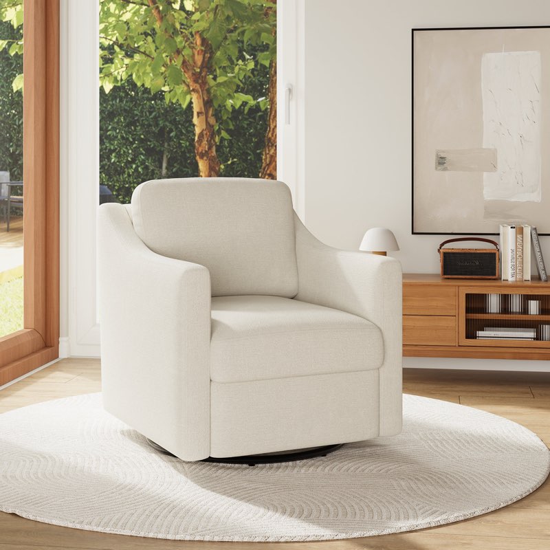  Latitude Run® Masafumi 29.33'' Wide Swivel Armchair & Reviews ...