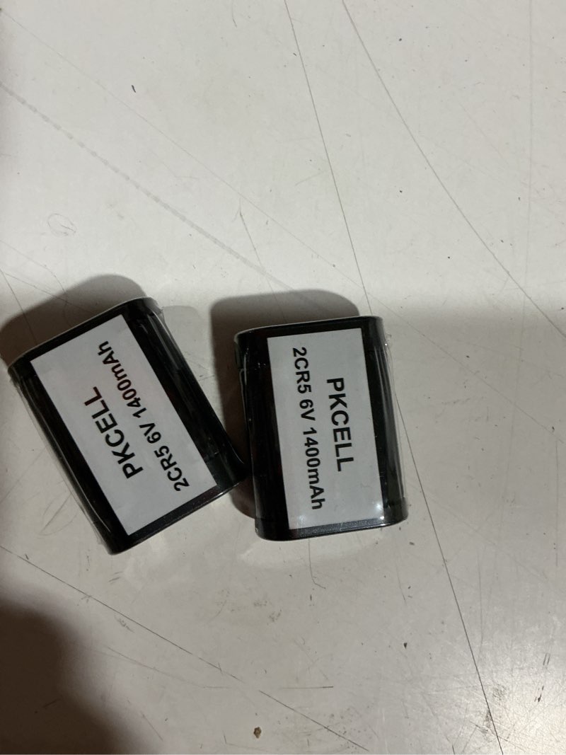 Condition photo showing Good Condition for pkcell 2cr5 lithium battery 4-pack, 6v 1400mah lithium photo battery replacement for 2cr5m 5032lc dl245 el2cr5 kl2cr5 rl2cr5 4 count