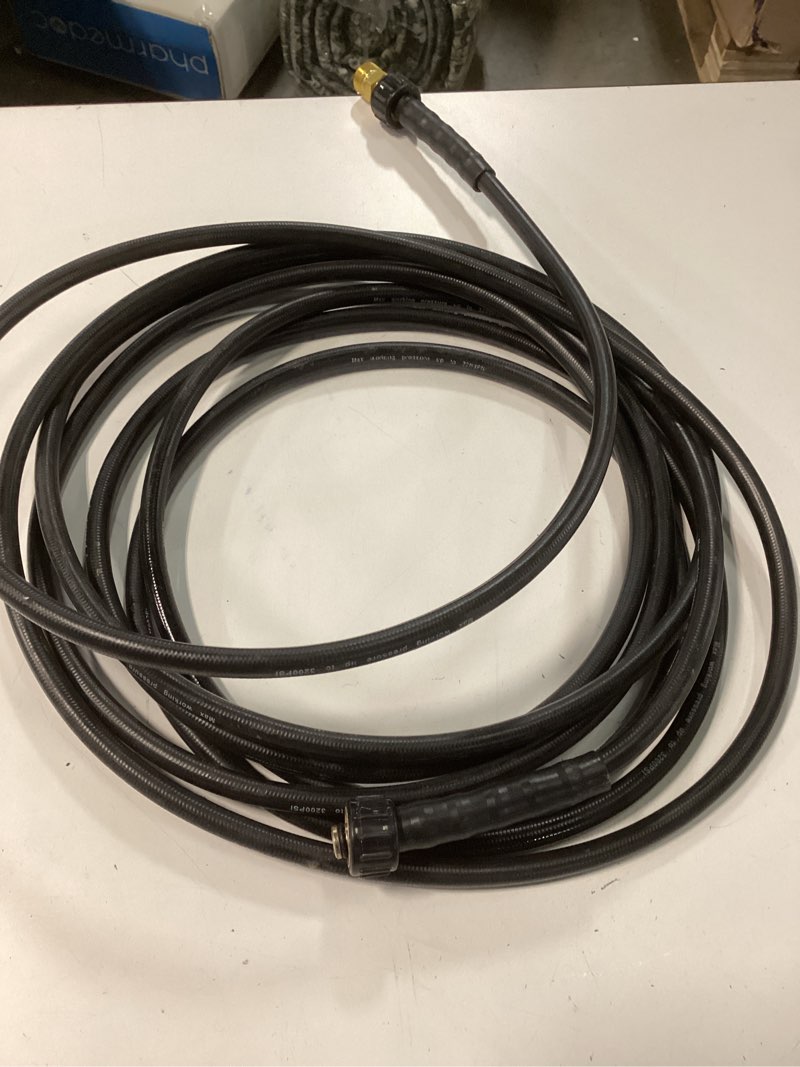 Condition photo showing As Is for pressure water washer hose tube for k2 k3 k4 k5, easy connect release, ideal for cleaning (8 meters)