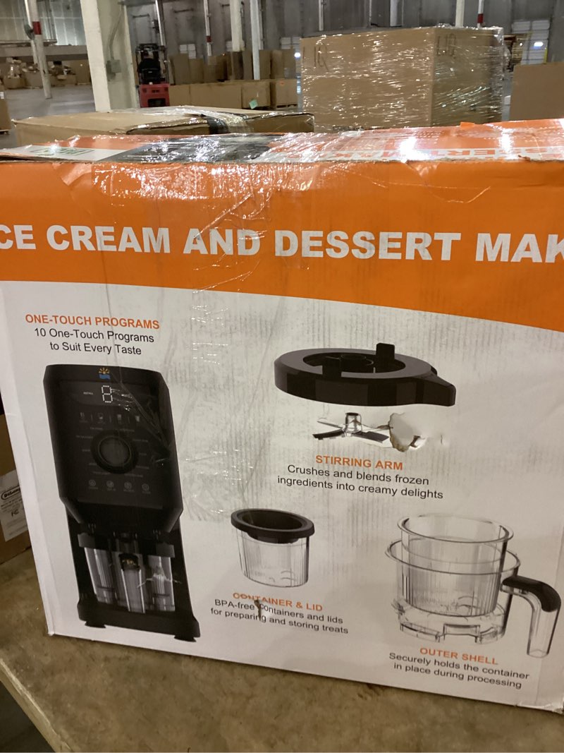 Condition photo showing As Is for Ice cream and dessert maker