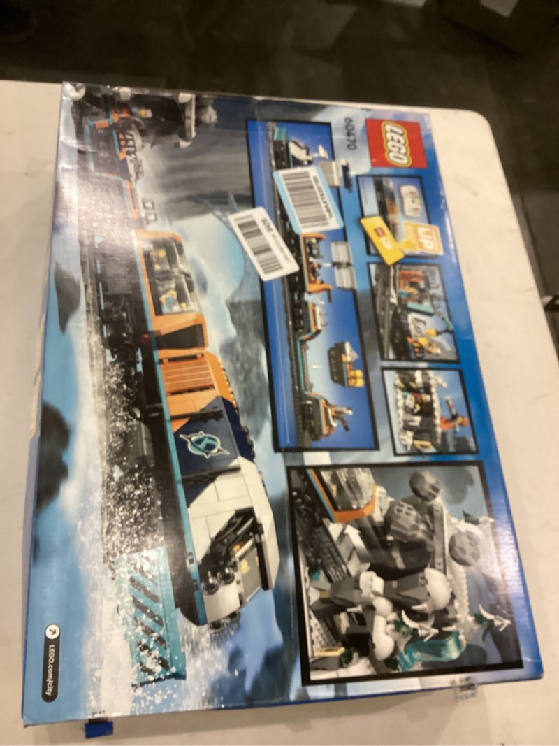 Condition photo showing New/Like New for LEGO City Explorers' Arctic Polar Express Train Set - Building & Learning Toys for Kids - Remote Controlled Train for Boys & Girls, Ages 7+ - with 6 Explorer Minifigures - Birthday Gift Idea - 60470