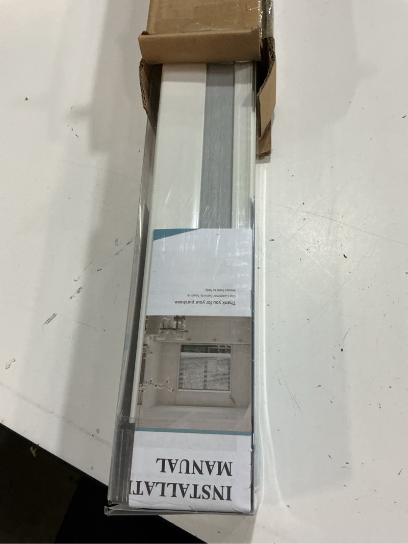 Condition photo showing New/Like New for myshade cordless blackout cellular shades for windows, honeycomb window shades with thermal insulation, child & pet safe room darkening shade, easy install, 39" w x 64" h, white white 39"w x 64"h