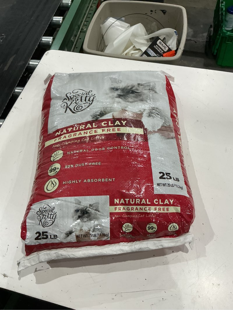 Condition photo showing Good Condition for special kitty non-clumping clay cat litter, unscented, 25 lb bag
