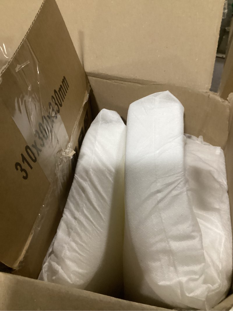 Condition photo showing Good Condition for 22x22 inch patio chair cushions set of 2, outdoor furniture cushions - removable cover, water-repellent, fade-resistant, non-slip bottom & straps, replacement for lawn, porch & deck chair - dark grey dark grey 2 pack | 22''x22''