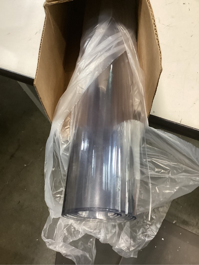 Condition photo showing Good Condition for ETECHMART Clear Plastic Table Cover Protector Rectangle 42 x 60'', 2.0mm Thick Waterproof Transparent Table Protector for Dining Table, Non-Slip Heat Resistant Clear Desk Mat for Kitchen Office 2.0mm Clear 42 x 60 Inches