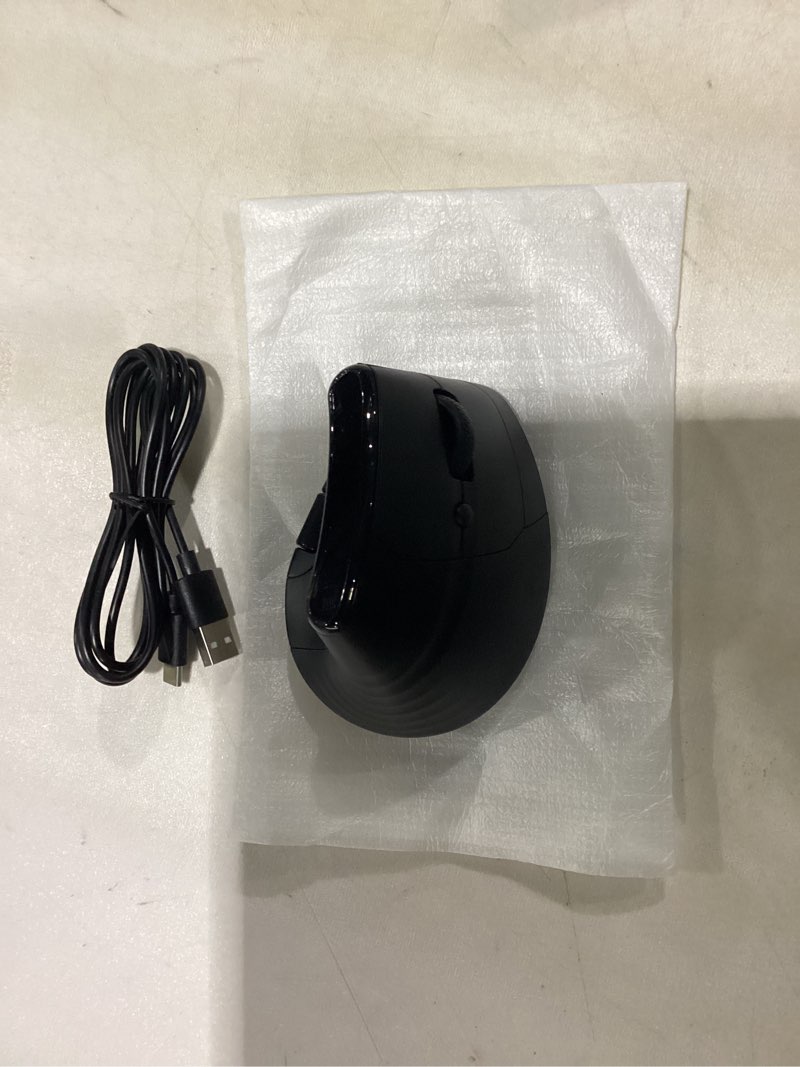 Condition photo showing Good Condition for echtpower ergonomic vertical mouse, wireless rechargeable mouse with led display, 7-level adjustable dpi up to 8000, silent & programmable buttons, multi-device connection for pc/mac/laptop black
