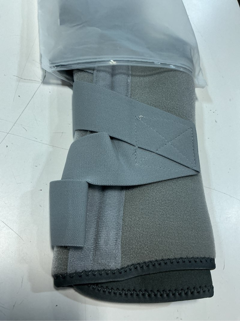 Condition photo showing Good Condition for galvaran knee brace for men & women - acl, mcl, meniscus tear support & arthritis pain relief - stabilizing knee braces support with side stabilizers & patella gel pad gray medium