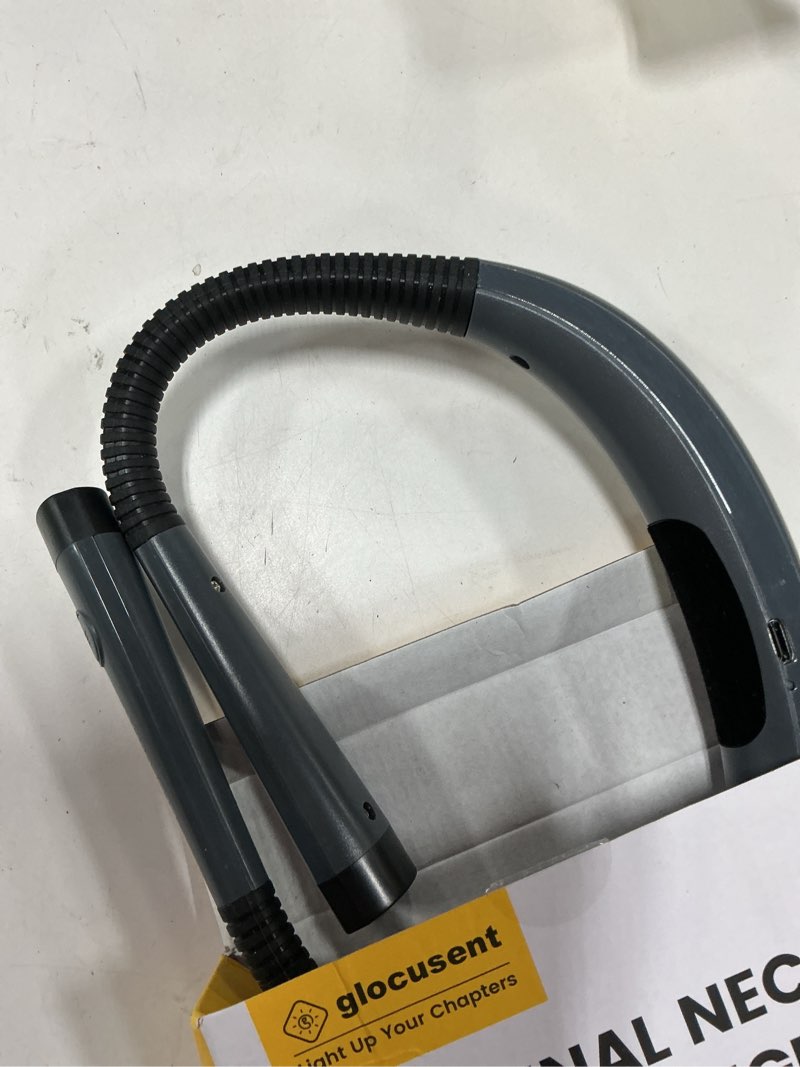 Condition photo showing Good Condition for glocusent book light, 3-color & 6-brightness reading light, bendable neck light, 80-hr lasting rechargeable book light, perfect reading lights for books in bed, knitting, repairing, book lovers gifts standard-medium gray
