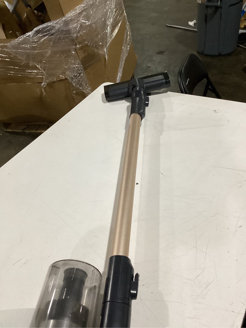 Condition photo showing As Is for jet 60 pet cordless stick vacuum cleaner - rose gold - gold