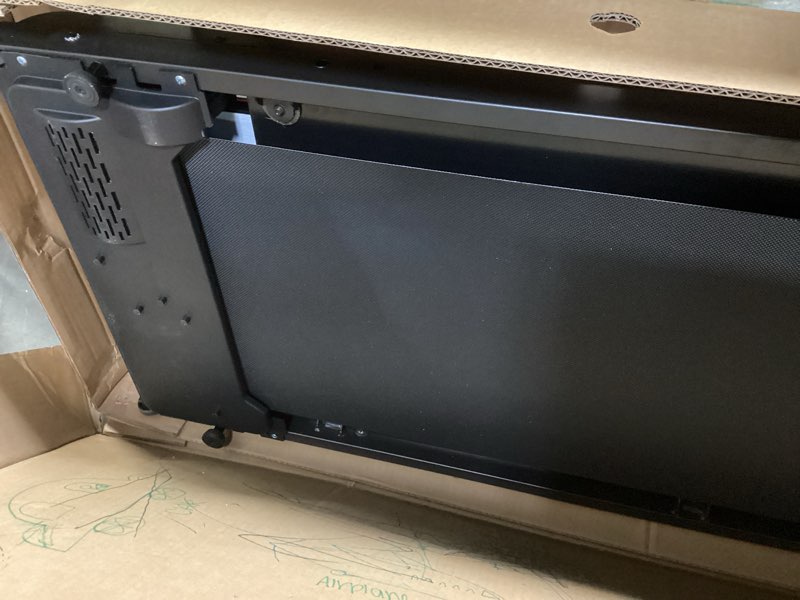 Condition photo showing As Is for NeoSilent Walking Pad Treadmill Under Desk for Home with BLDC Core and Extra-Large Belt, App and Remote Control, Portable and Compact for Small Space Charcoal Black