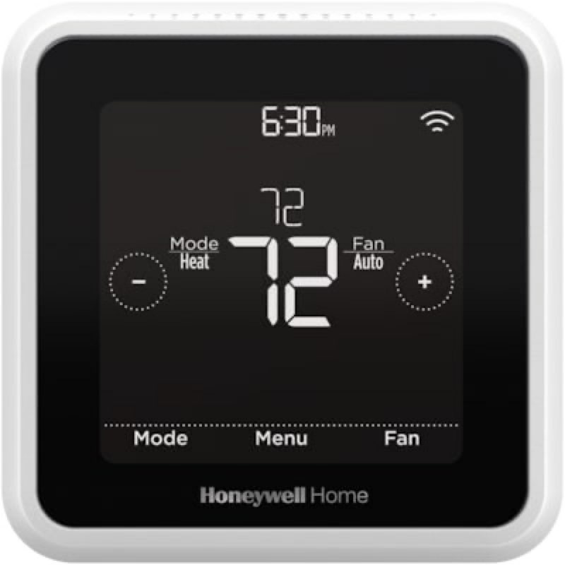 honeywell home black/white smart compatible thermostat with wi-fi compatibility | 