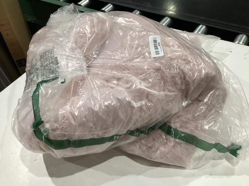 Condition photo showing Good Condition for latepis fluffy pink carpet 3x5 fuzzy shag rug machine washable area rugs for living room non-slip faux rabbit fur rug for bedroom kids room floor dorm 3' x 5' (rectangular) light pink