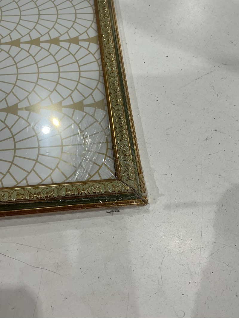Condition photo showing As Is for craig frames ancien ornate, 18 x 24 inch antique silver picture frame matted to display a 12 x 18 inch photo 6661 silver 18 x 24