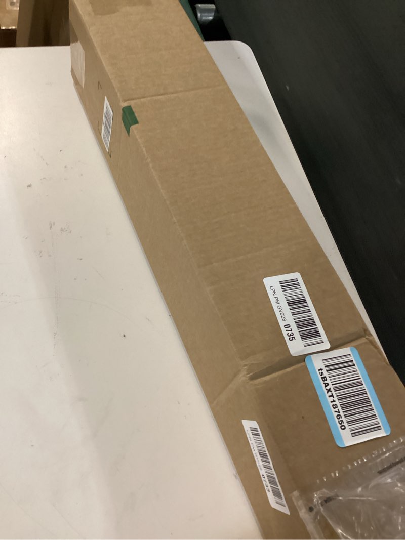 Condition photo showing New/Like New for kenney - rogers twist & fit no tools camlock tension curtain rod, 28 to 48 inches, 5/8" diameter, white extendable, no drilling, easy install for windows