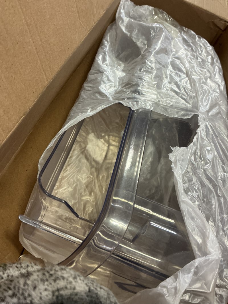 Condition photo showing As Is for ami parts 240363702 refrigerator door bin side shelf fit for frigi-daire, ken-more refrigerator - replaces 240363704, 240363705, 240363708, ap2116106, ps430207 (2 pack