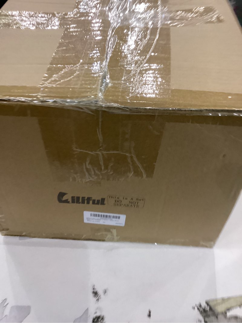 Condition photo showing New/Like New for Liliful 2 Sets Lighted Artificial Christmas Urn Filler 18 Inch, Battery Operated Pre Lit Artificial Christmas Tree Outdoor Light up Planter Filler Lighted Xmas Trees with LED Lights Timer (Multicolor) 2 Multicolor