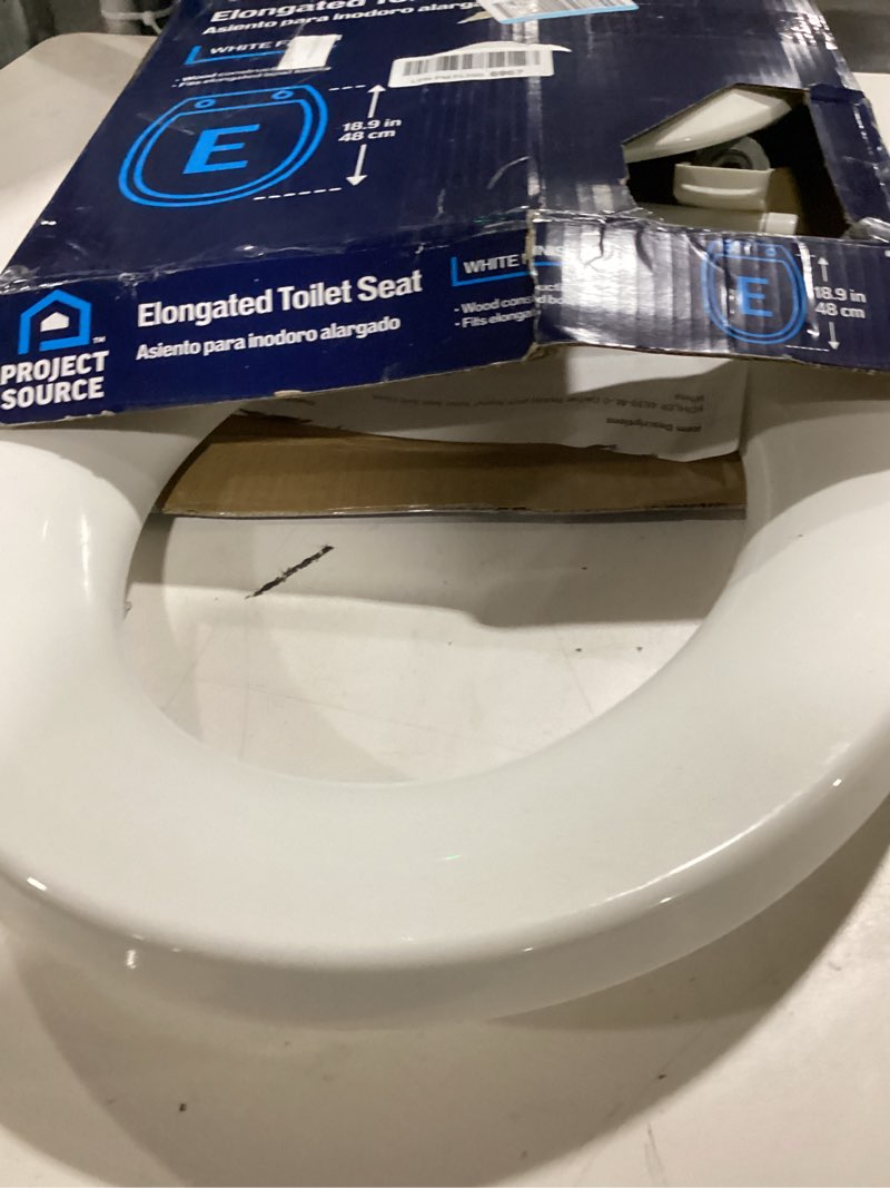 Condition photo showing Good Condition for KOHLER 4639-RL-0 Cachet ReadyLatch Round Toilet Seat Soft Close, White White Round Ready Latch