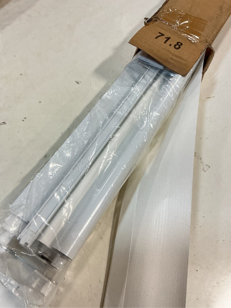 Condition photo showing Good Condition for LazBlinds No-Drill Cordless Zebra Blinds - Dual Layer Light Filtering & Room Darkening, Free-Stop Lift, Easy Install, Day & Night Privacy with Valance for Window 28.5\" W x 72\" H, Black 28.5\"W x 72\"H White 
