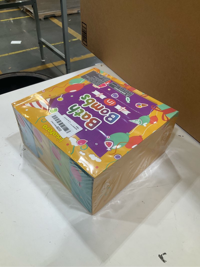 Condition photo showing New/Like New for bath bombs for kids with surprise inside, 32 pack kids bath bombs with land & sea animal toys, girls boys easter gifts, handmade fizzy bubble children bath ball gift easter basket stuffers, birthday