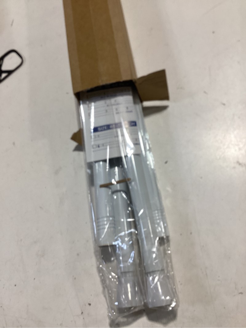 Condition photo showing Good Condition for mexau shower curtain rod 45-77 inch white shower rod 7/8" tension curtain rod adjustable curtain rods no drilling shower tension rod shower curtain tension rod for bathroom windows doorways white-1p 45-77 inches
