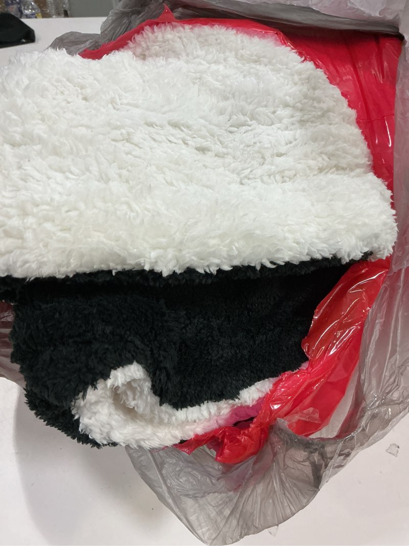 Condition photo showing New/Like New for BEDELITE Fluffy Full Size Comforter Set - Super Soft Sherpa Black Comforter for Full Size Bed, Luxury Warm Bedding Set for Winter, Fuzzy Bed Set 3 Pieces (1 Comforter, 2 Pillowcases) Black Full