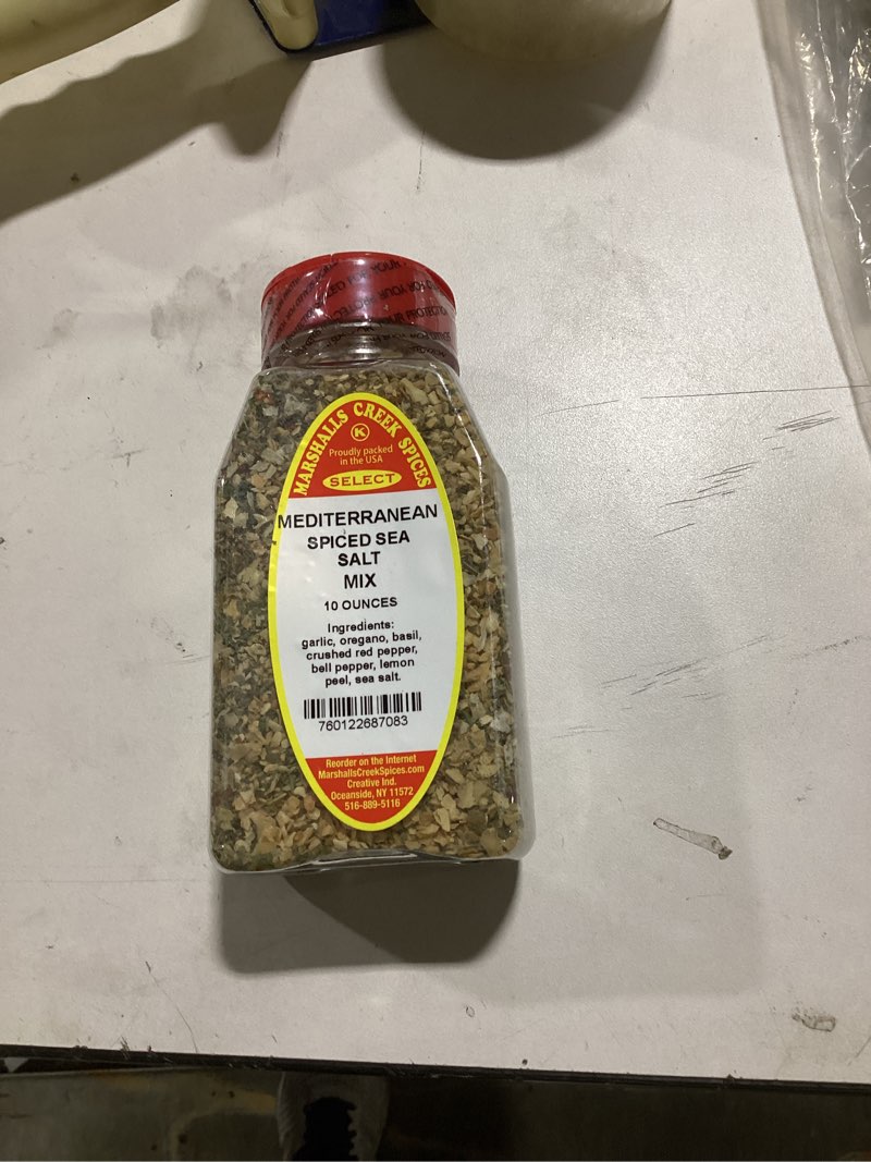 Marshalls Creek Select Spices LOW SALT, MEDITERRANEAN SPICED SEA SALT MIX 10 oz.