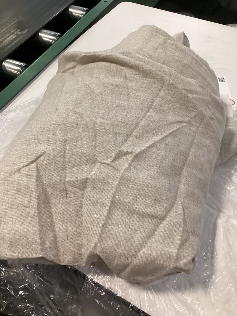 Condition photo showing Good Condition for european linen room darkening curtain, 48x108, flax (1 panel only )