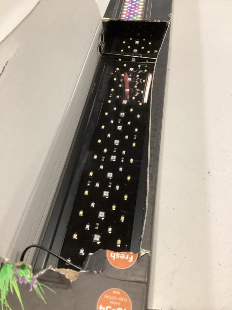 Condition photo showing Good Condition for hygger Advanced LED Aquarium Light with Timer, 24/7 Lighting Cycle & DIY Mode, Full Spectrum Fish Tank Light for 48-54 in Freshwater Planted Tank 48"- 54"