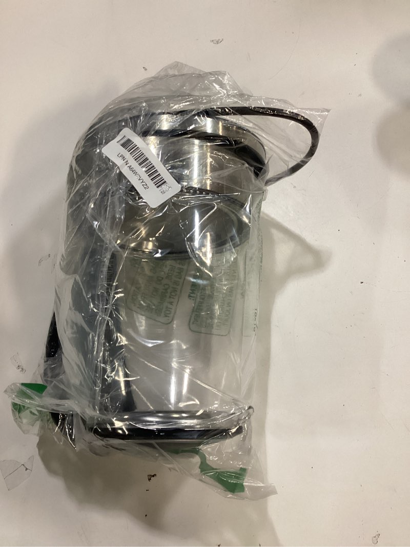 Condition photo showing As Is for Megawise Electric Glass Kettle with Auto Shut-Off (1.8L)