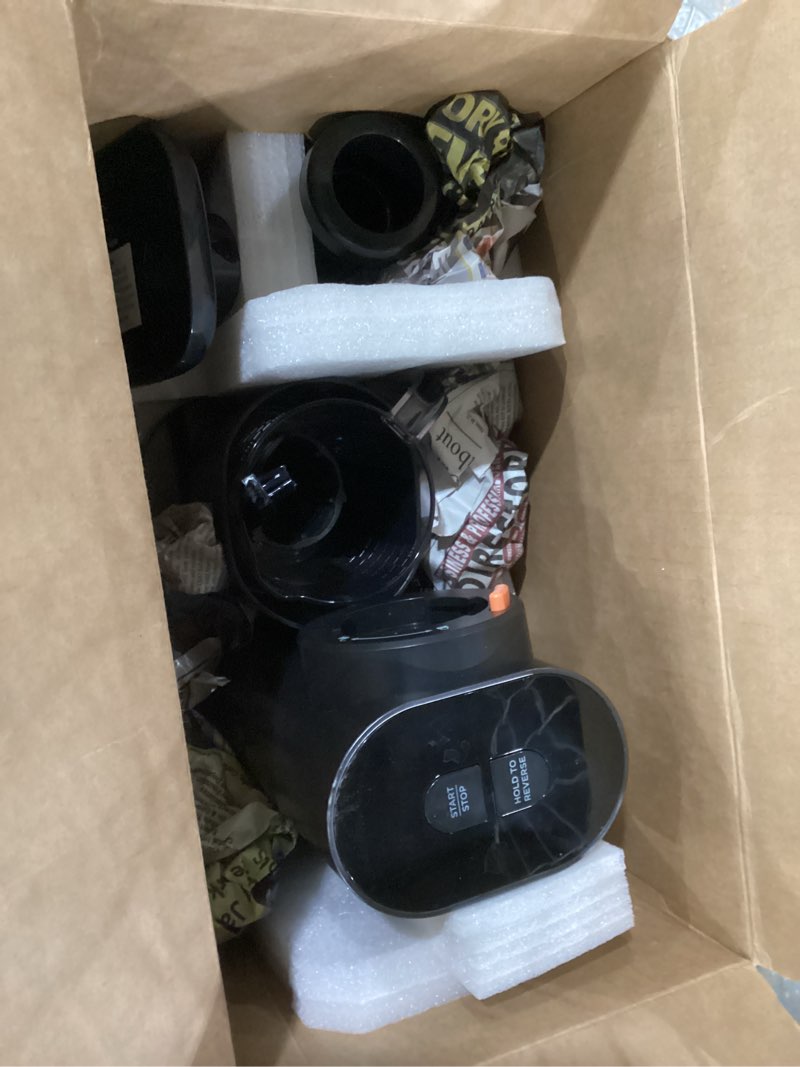 Condition photo showing As Is for Ninja NeverClog Cold Press Juicer, Powerful Slow Juicer with Total Pulp Control, Countertop, Electric, 2 Pulp Functions, Dishwasher Safe, 2nd Generation, Charcoal, JC151 (Renewed), SIMILAR TO STOCK PHOTO NOT TESTED