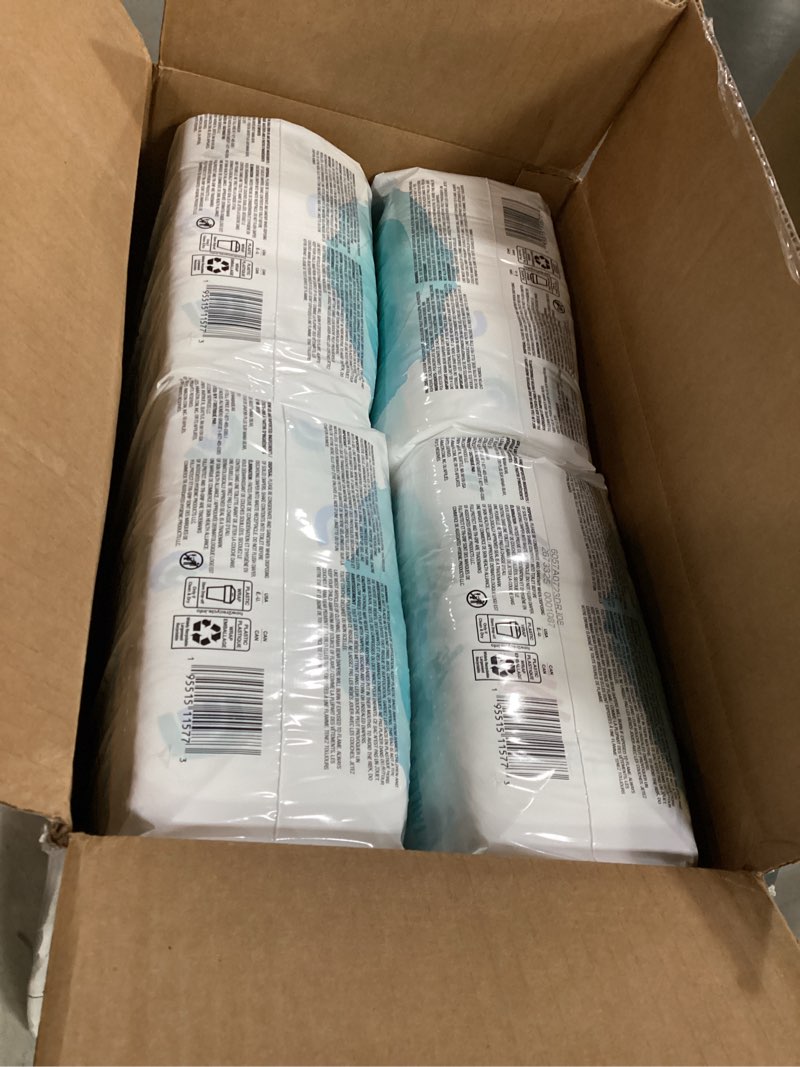 Condition photo showing New/Like New for amazon brand - mama bear gentle touch baby diapers, size 3, 168 count (4 packs of 42), leakproof, keeps baby dry, skin safe, formulated without fragrance with wetness indicator size 3 (168 count)