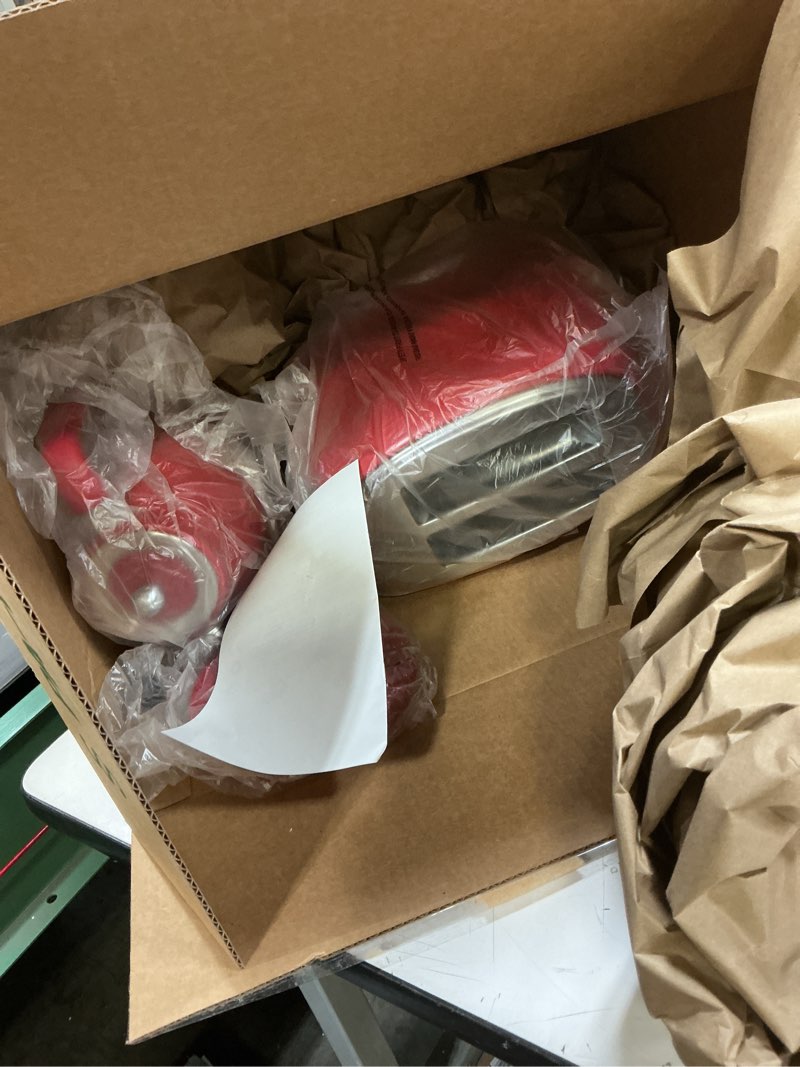 Condition photo showing Good Condition for MegaChef 1.7 Quart Electric Tea Kettle and 2 Slice Toaster Combo (Red)